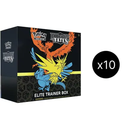 Hidden Fates Elite Trainer Box Case